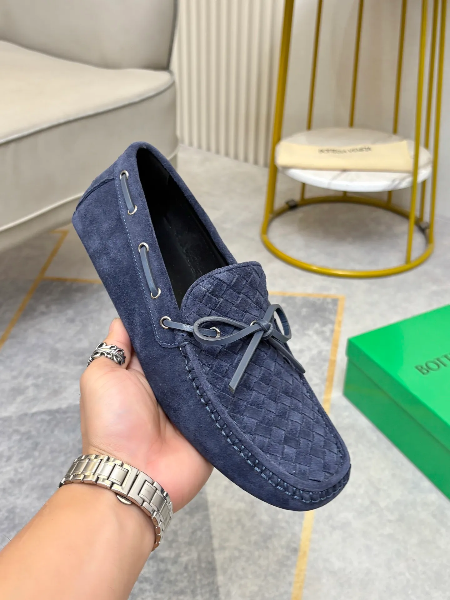 P420💰 (Niu Li + Niu Pad) [BV] The latest hot style‼ ️Casual men's shoes, uppers imported first-layer cowhide ➕Full imported cowhide lining✔️Exquisite workmanship, excellent foot feel, special rubber soles✔️, cool and fashionable, the latest fashion, fashionable outsole, hurry up.  Code number: 38-44 (can be customized to 37.45, non-refundable)
